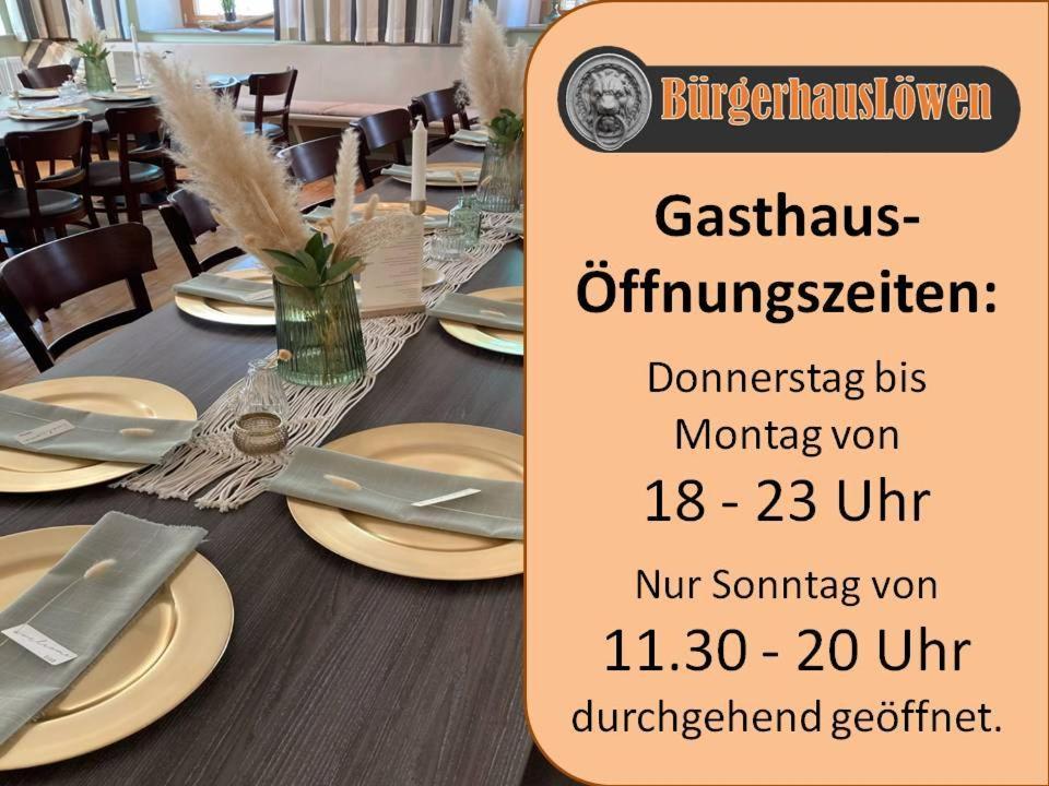 Buergerhausloewen 호텔 필립스부르크 외부 사진